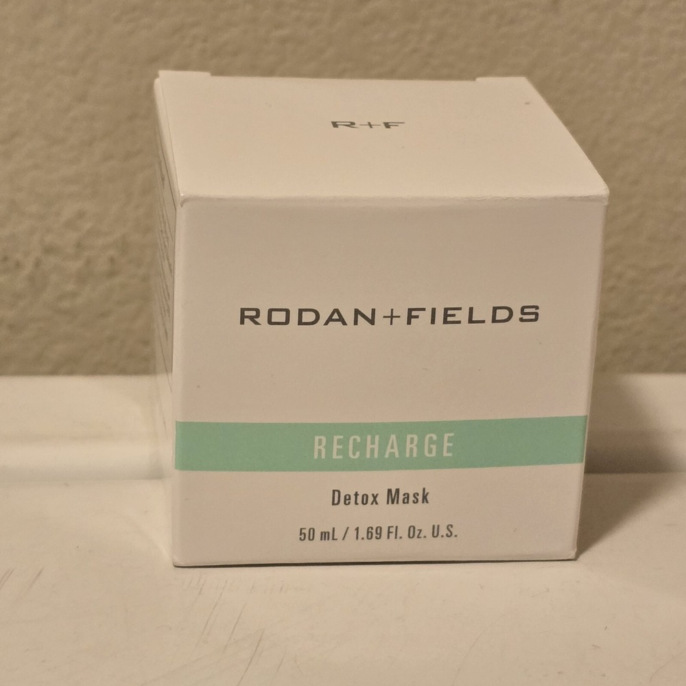 New Rodan + Fields Recharge Detox Charcoal Mask 50ml / 1.69 fl oz
